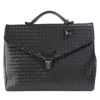 BOTTEGA VENETA ボッテガヴェネタ スーパーコピー ハンドバッグ 113095 V4651 1000 ビジネスバッグ ブラック ブリーフケース メンズ